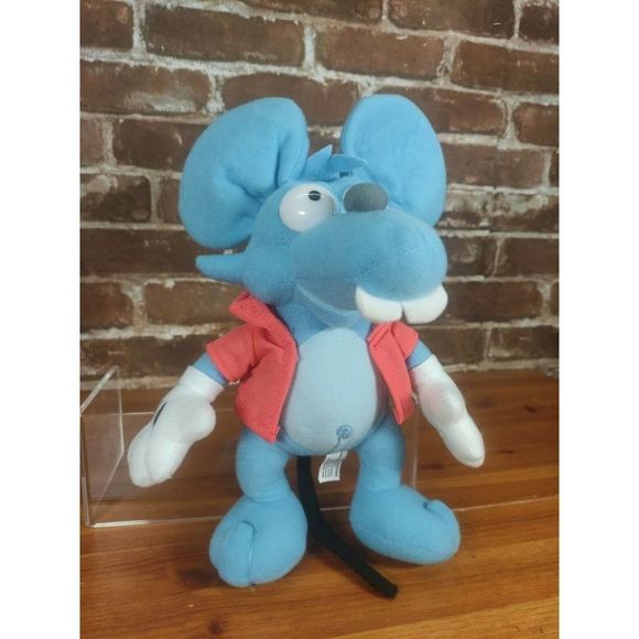 The Simpsons 11" Plush ITCHY Blue Mouse Toy Factory Stuffed Animal Plush Rat - Picture 3 of 6